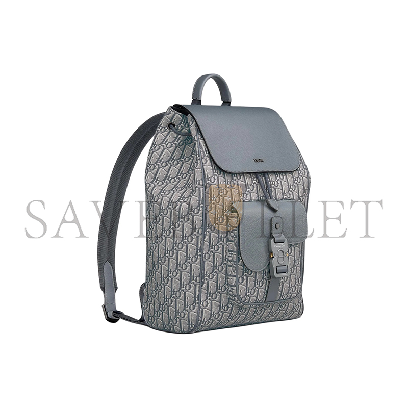 DIOR OBLIQUE GRAINED NUFF LEATHER BACKPACK 1ADBA200YKS_H12E (40*26.5*15cm)
